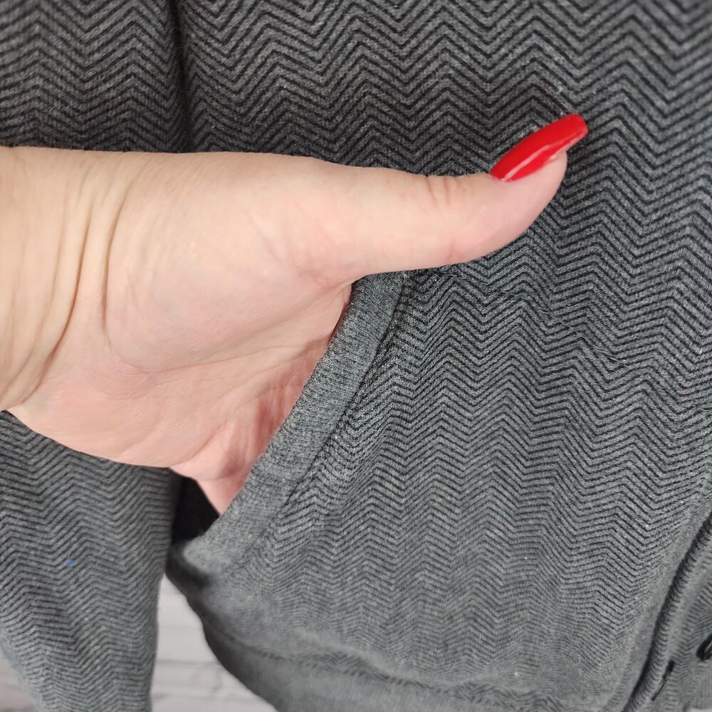 Empyre Jacket Mens Herringbone Hooded normcore Sweatshirt streetwear cabincore - Picture 4 of 12